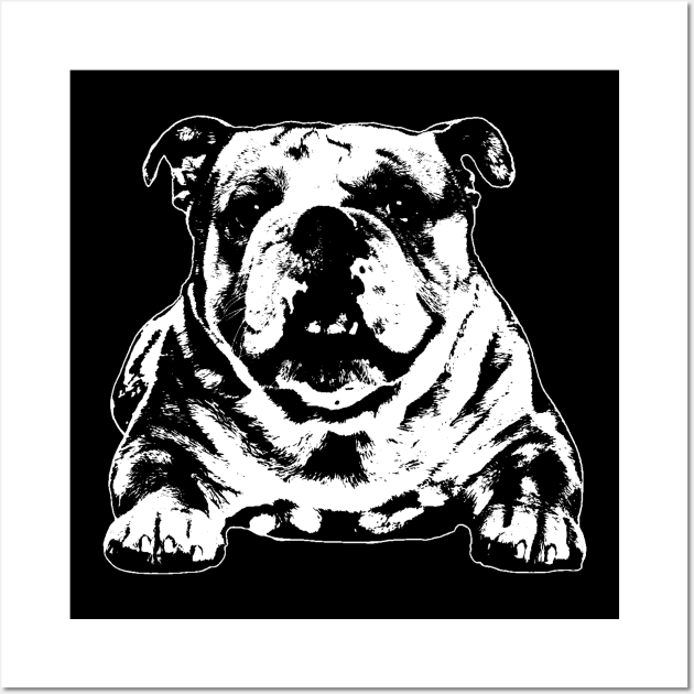 English Bulldog Wall Art by Nartissima